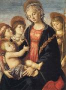 Sandro Botticelli Madonna and Child,with the Young St.John and Two Angels oil painting reproduction